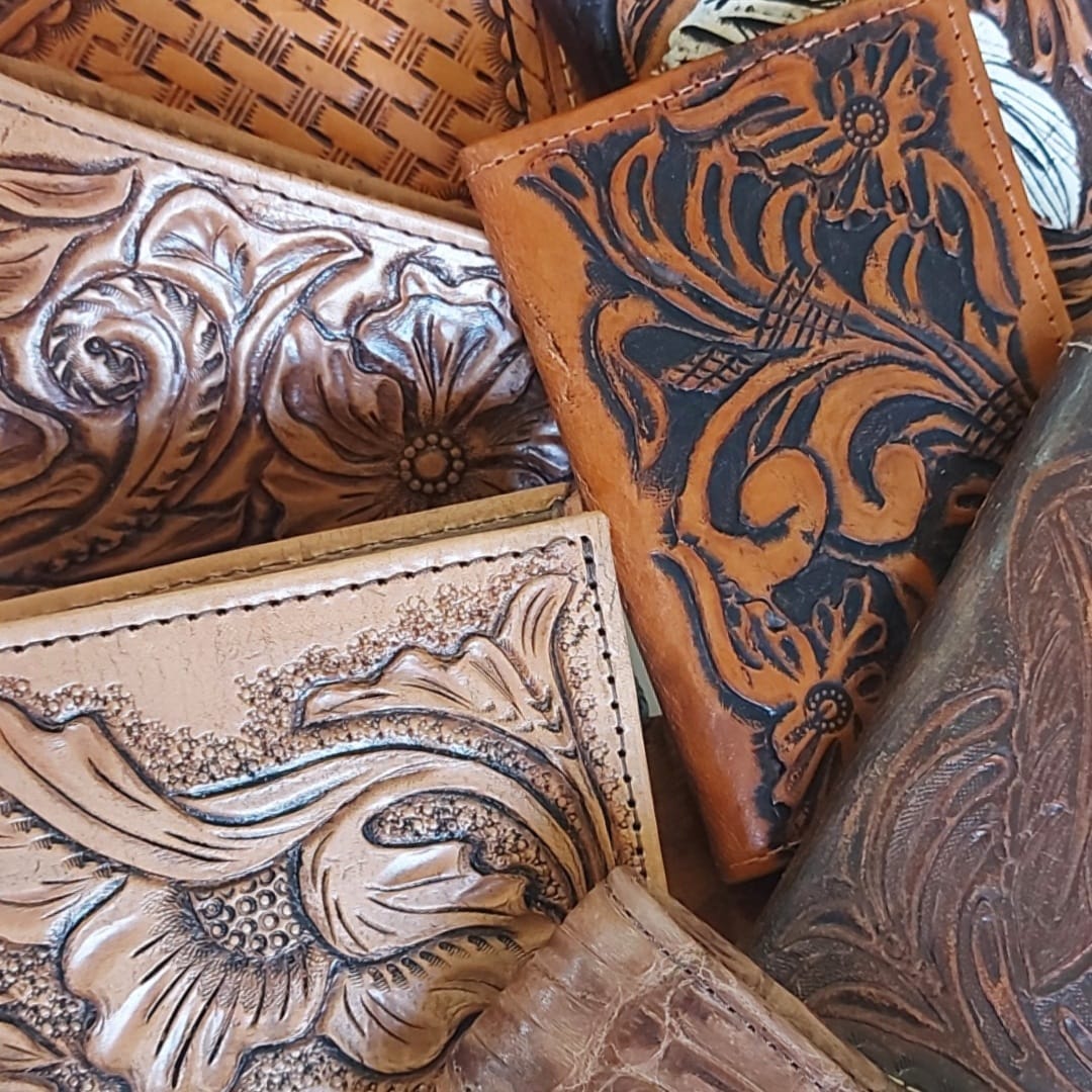 Carteira masculinas Bordadas